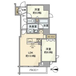 オープンレジデンシア千代田外神田の物件間取画像